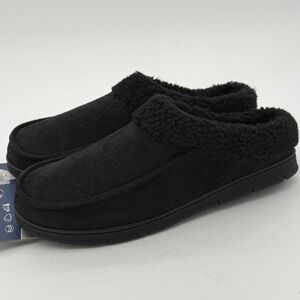 Wembley Men XL 11-12 Memory Foam Slippers Indoor Outdoor Faux Fur Nonskid NWT